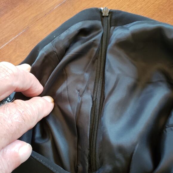 Zara‎ midi 4 skirt black with side zipper - Picture 2 of 6